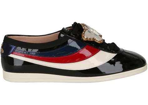 gucci falacer glitter sneaker|Gucci Falacer Sneakers Black Vernice Crystal (Women's).